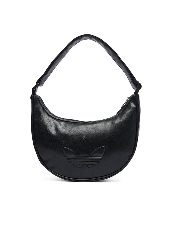 adidas Сумка adidas Adicolor Half Crescent Bag Metallic Pu KR1546 Чорний