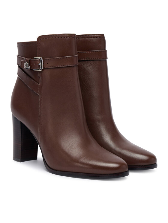 LAUREN RALPH LAUREN Členková obuv LAUREN RALPH LAUREN 802974475002 Hnedá