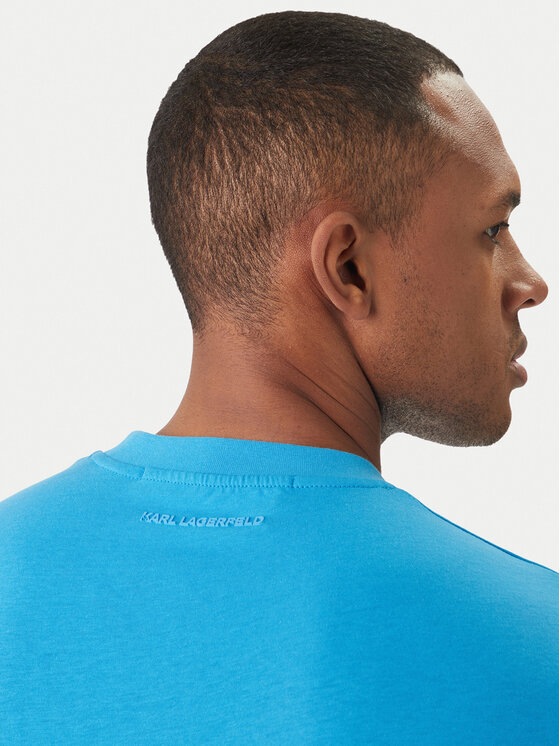 KARL LAGERFELD KARL LAGERFELD Camiseta 755710 562224 Azul Regular Fit