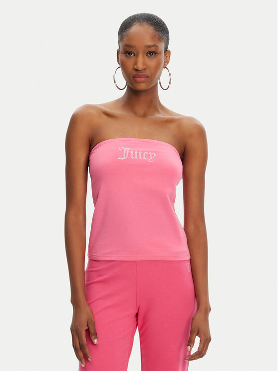 Juicy Couture Juicy Couture Топ Babey JCWCT23310 Рожевий Slim Fit