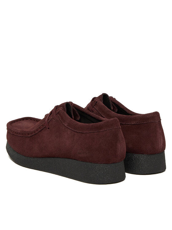 Clarks Туфлі Clarks WallabeeEVOSh 26184611 Бордовий