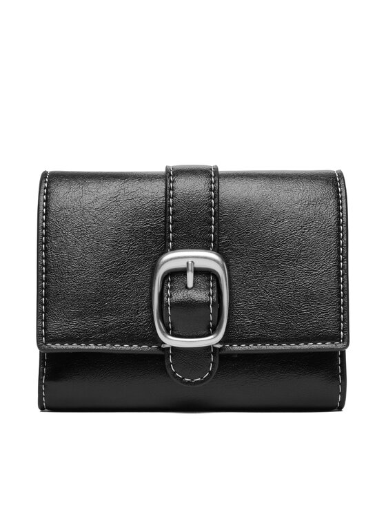 Calvin Klein Maks Calvin Klein Buckle 2 In 1 Wallet LV04F1168G Melns