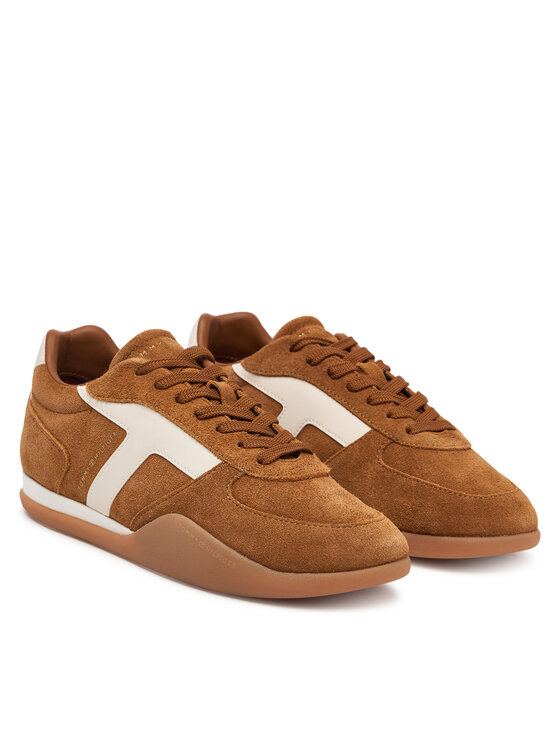 Tommy Hilfiger Sneakers Tommy Hilfiger Th Vintage Low Runner Suede FW0FW09621 Maro