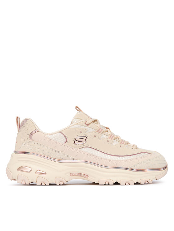 Skechers Sneakersy Skechers D'Lites 150873 Béžová