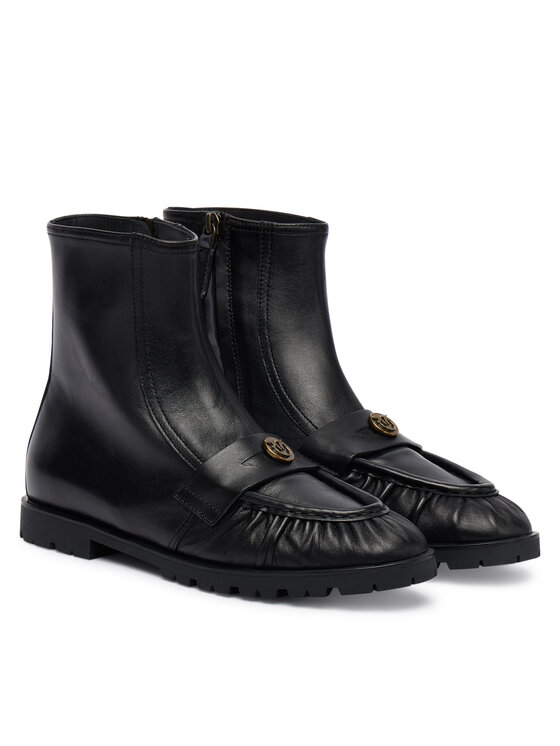 PINKO Ботильйони PINKO Nora 03 SD0437P003 Чорний