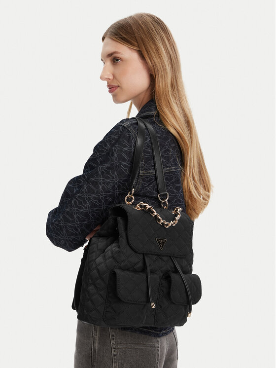 Guess Mugursoma Guess Giully II HWYQ96 73330 Melns