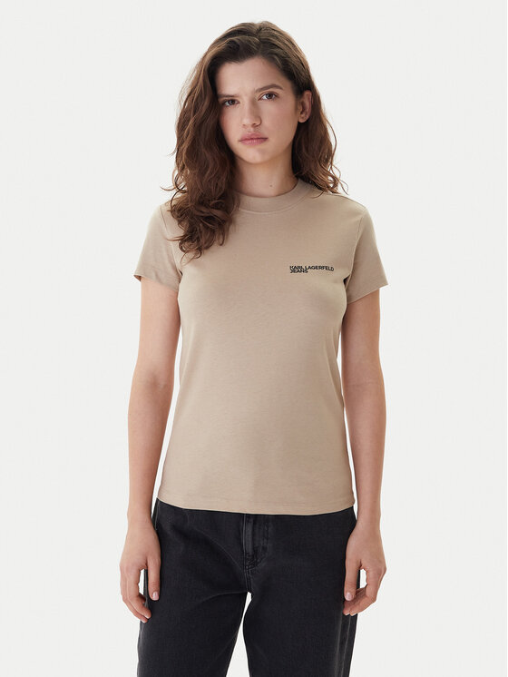 Karl Lagerfeld Jeans Karl Lagerfeld Jeans Camiseta A1W17004 Verde Slim Fit