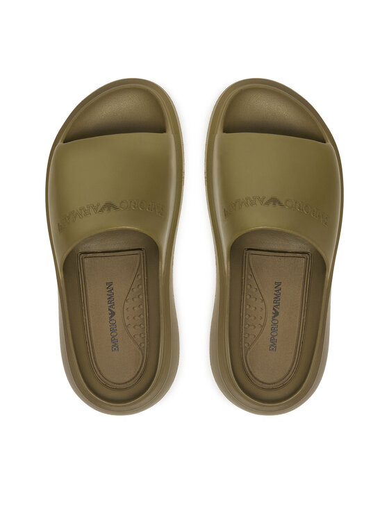 Emporio Armani Шльопанці Emporio Armani EM005960 AF26000 U6253 Зелений