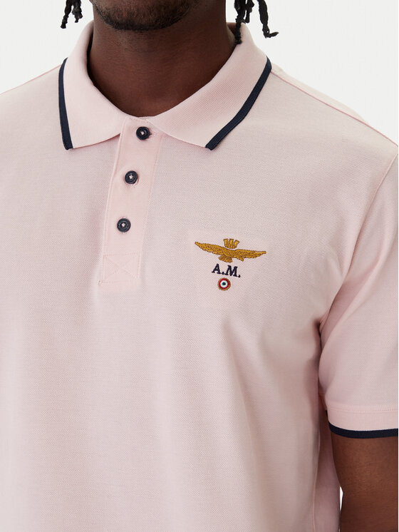 Aeronautica Militare Aeronautica Militare Polo 261PO1308UP00082 Rosa Regular Fit