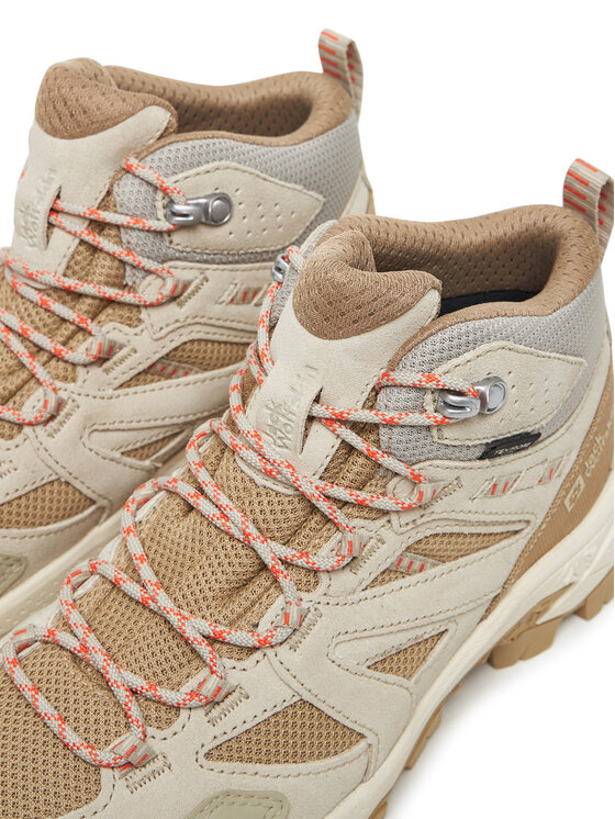 Jack Wolfskin Trekingová obuv Jack Wolfskin Vojo Tour Texapore Mid A62071 Šedá