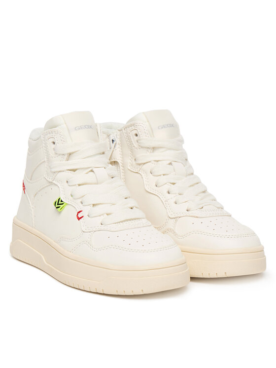 Geox Snīkeri Geox J Lestrella J56NLA 000BC C1000 S Balts