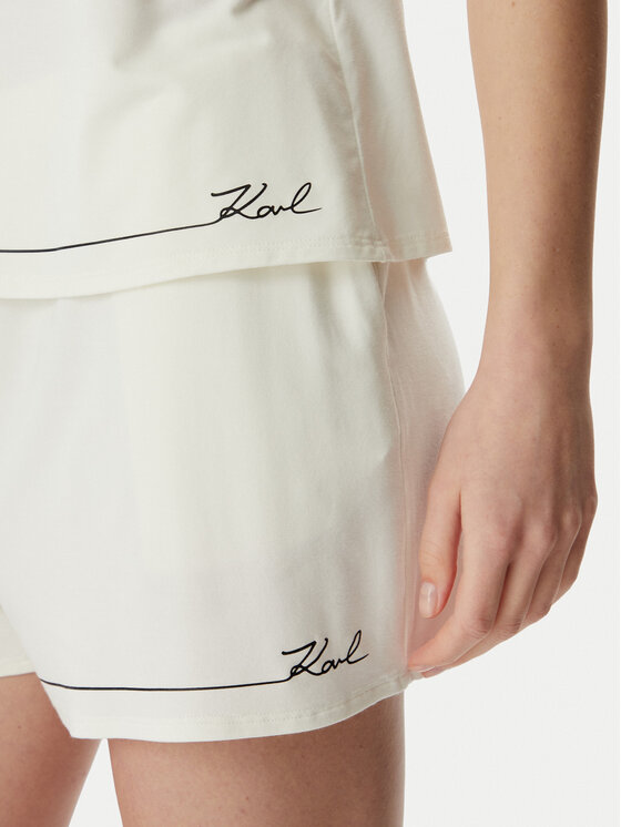 KARL LAGERFELD KARL LAGERFELD Pijama B1W45011 Beige claro Regular Fit