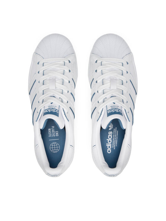 adidas Sneakersy adidas Superstar W GX2012 Biela