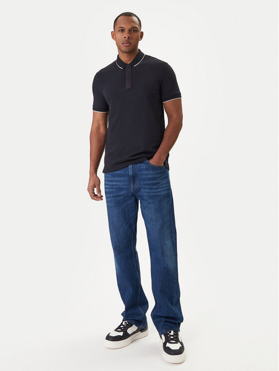 Armani Exchange Armani Exchange Polo XM001285 AF10366 UB101 Tamnoplava Slim Fit