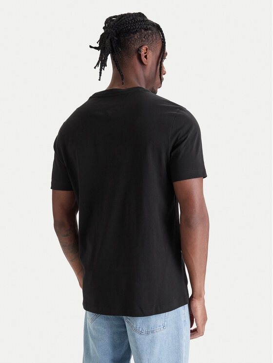 Tommy Hilfiger Tommy Hilfiger Camiseta Brand Love MW0MW42365 Negro Regular Fit