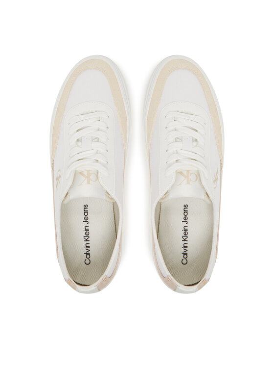 Calvin Klein Jeans Superge Calvin Klein Jeans Vulc Flatform Low Cv Mix Mg YW0YW01770 Bela