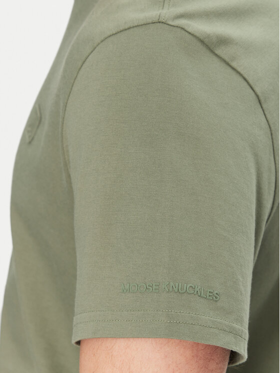 Moose Knuckles Moose Knuckles Футболка Duluth M15MT759 Зелений Regular Fit