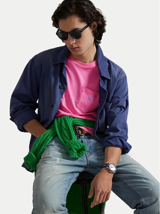 Polo Ralph Lauren Polo Ralph Lauren Camiseta 710671438511 Rosa Custom Slim Fit