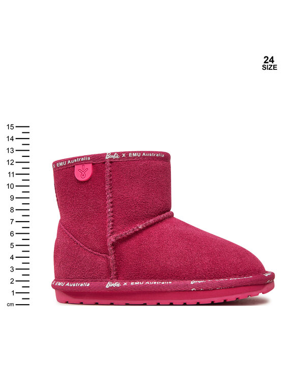 EMU Australia Čizme za snijeg EMU Australia Barbie™ Wallaby Mini K13153 Ružičasta