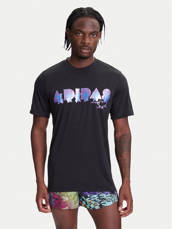 adidas adidas Футболка Jeremy Scott JL7620 Чорний Regular Fit
