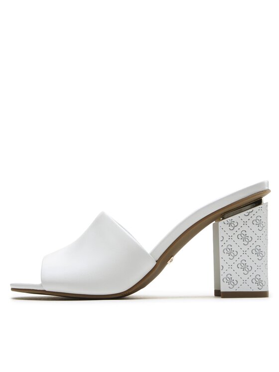 Guess Nazouváky Guess Yella FL6YEL LEA03 Bílá