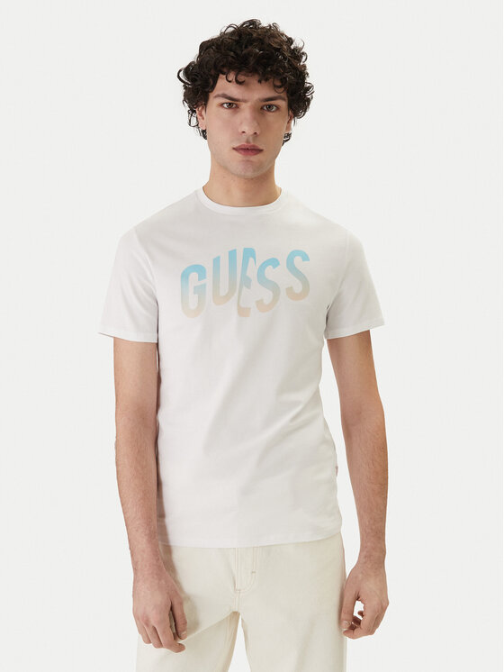 Guess Guess Футболка F6GI02 J1314 Білий Slim Fit