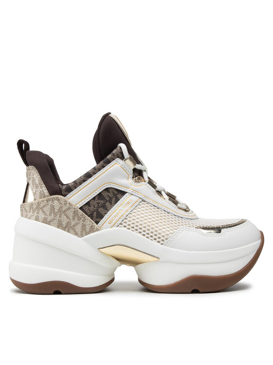 MICHAEL Michael Kors Sneakersy MICHAEL Michael Kors Olympia Trainer 43R2OLFS1M Biela
