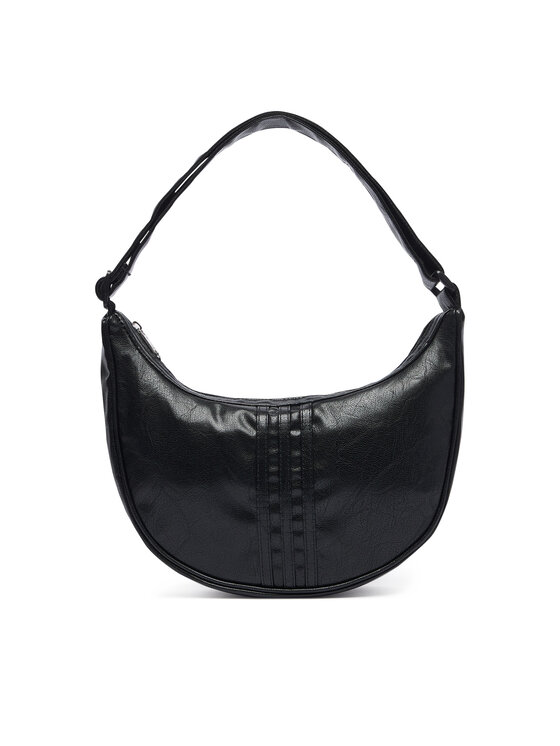 adidas Geantă adidas Adicolor Half Crescent Bag Metallic Pu KR1546 Negru