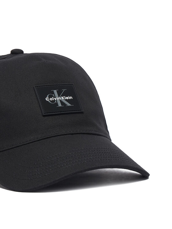 Calvin Klein Șapcă Calvin Klein Monologo Rubber Patch Bb Cap LV04D5136G Negru