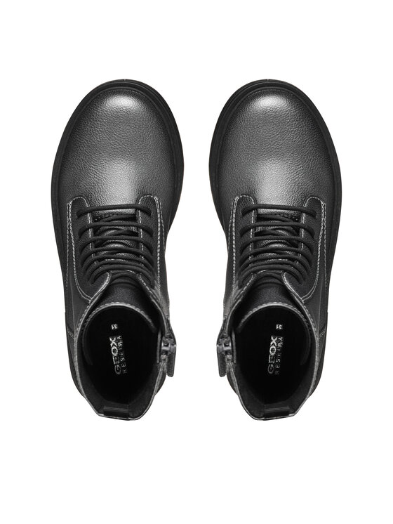 Geox Kozačky Geox Jr Eclair J049QD 000BC C1357 M Šedá