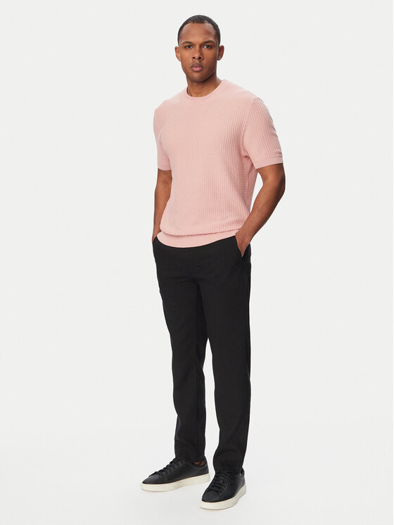 BOSS BOSS Футболка H-Nilton 50560468 Рожевий Regular Fit