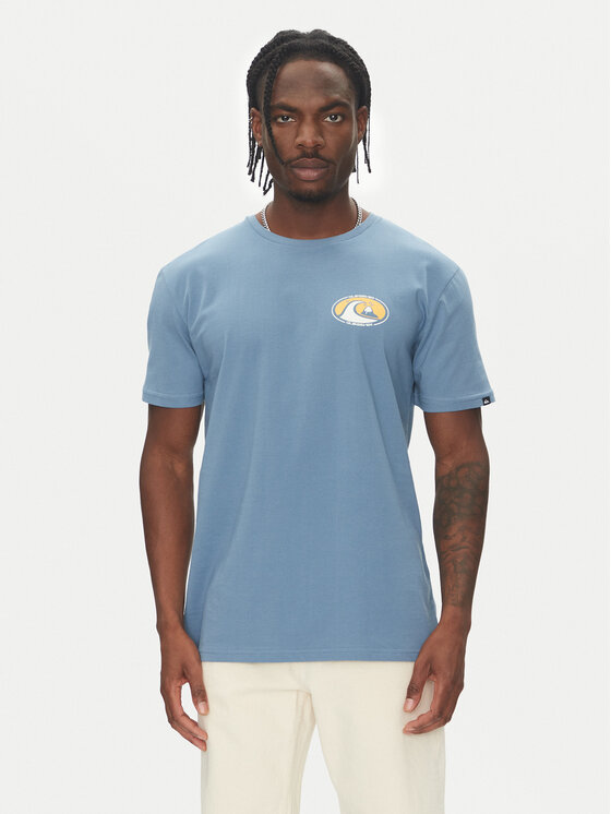 Quiksilver Quiksilver Футболка Ev Flower Chaos Ss EQYZT08050 Голубий Regular Fit