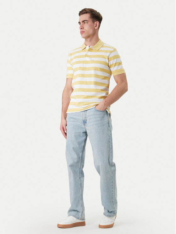 Guess Jeans Guess Jeans Поло M6GP00 KCOT1 Жовтий Regular Fit