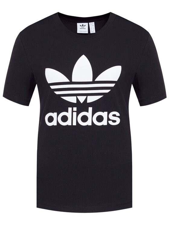adidas adidas Футболка adicolor Classics Trefoil GN2896 Чорний Standard Fit