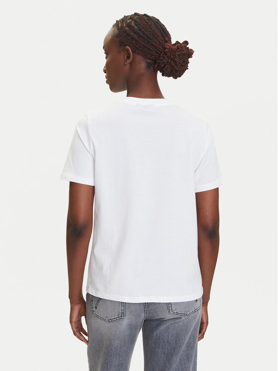 Pieces Pieces Футболка Funly 17160308 Білий Regular Fit