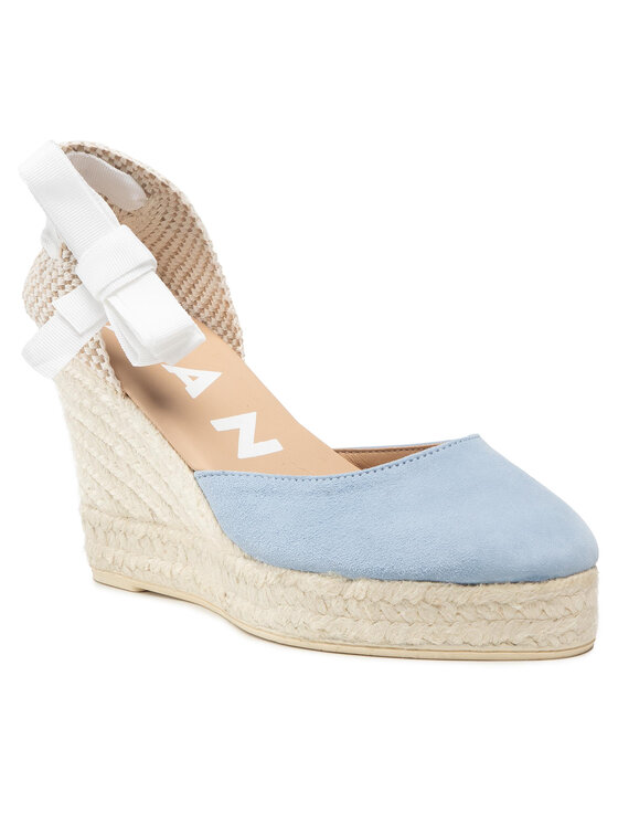 Manebi Espadrile Manebi Wedge Valenciana R 0.5 WV Albastru