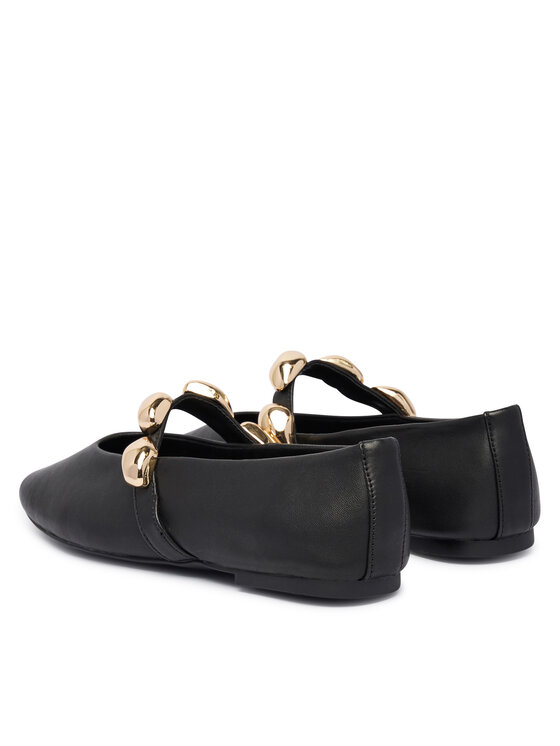 Steve Madden Балетки Steve Madden Poppin Flat 11005437 Чорний