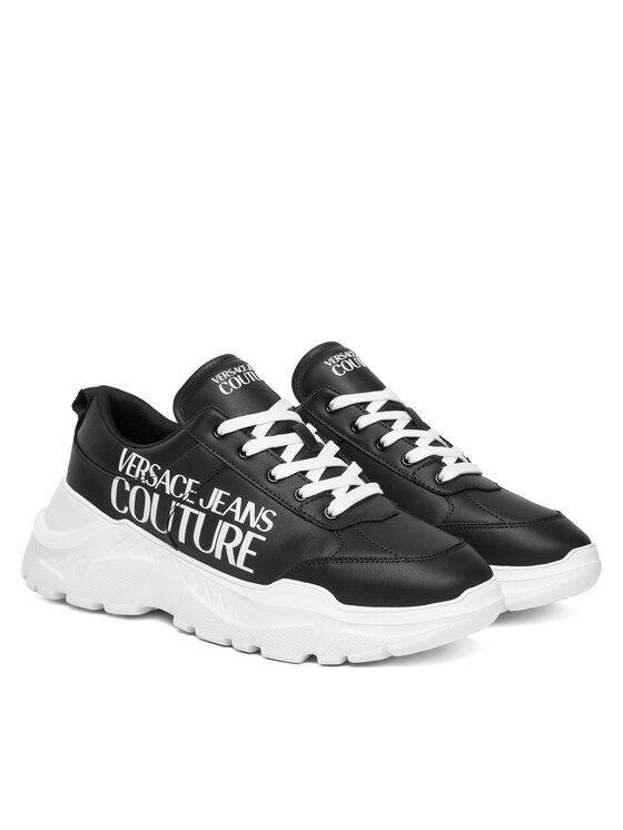 Versace Jeans Couture Снікерcи Versace Jeans Couture 79YA3SC1 Чорний