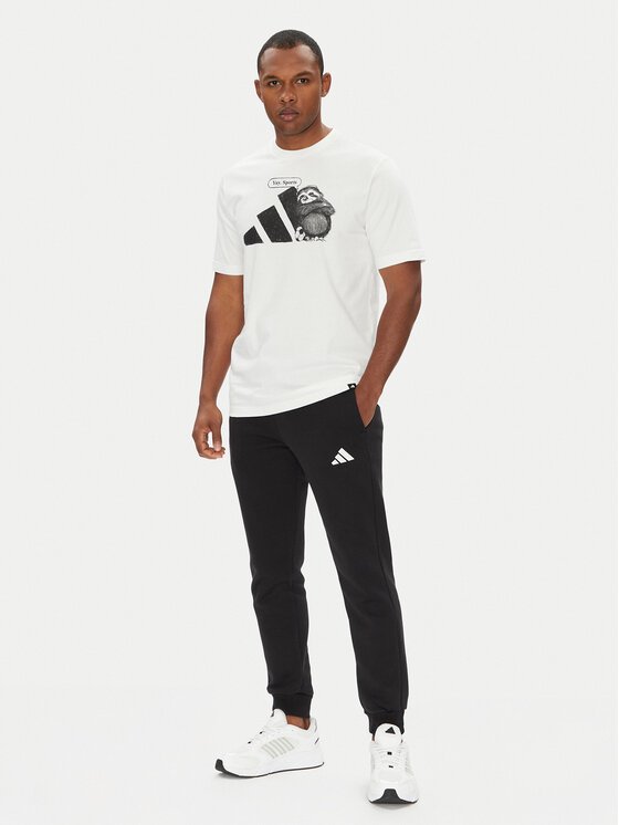 adidas adidas Póló Yay Sports Graphic JL9256 Fehér Regular Fit