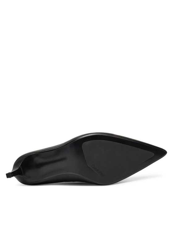 Calvin Klein Szpilki Calvin Klein Pump 70 Pointy Hw Bar Lth HW0HW02561 Czarny