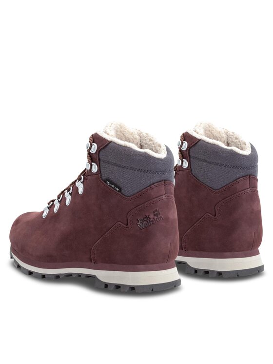 Jack Wolfskin Трекінгові черевики Jack Wolfskin Thunder Bay Texapore Mid W 4053681 Бордовий