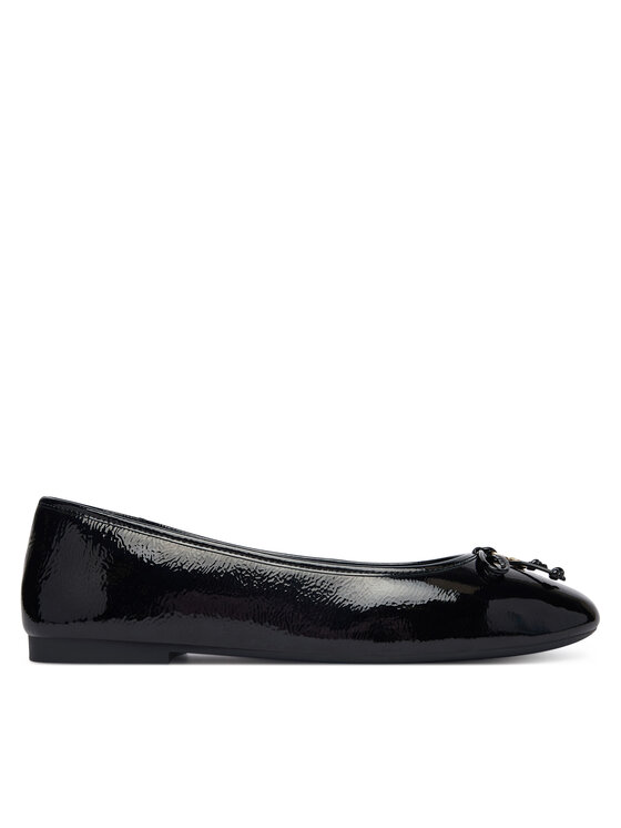 Tommy Hilfiger Balerinke Tommy Hilfiger Hilifger Patent Ballet FW0FW09005 Crna