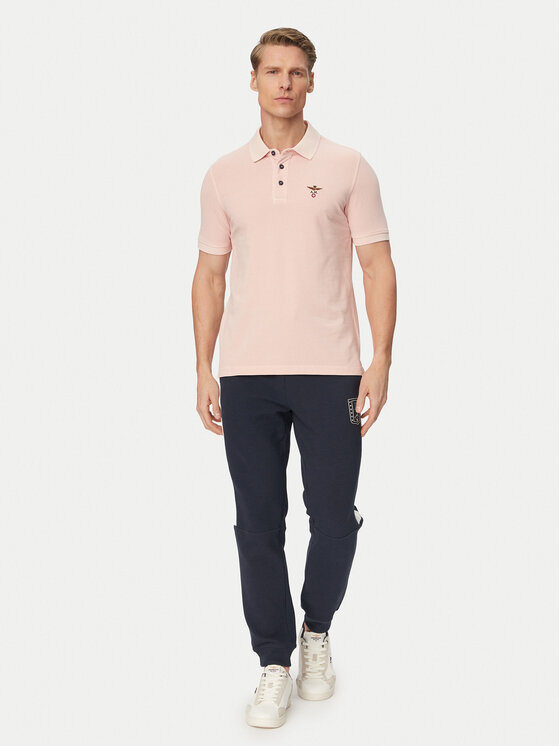 Aeronautica Militare Aeronautica Militare Polo 261PO1925UP00406 Rosa claro Regular Fit