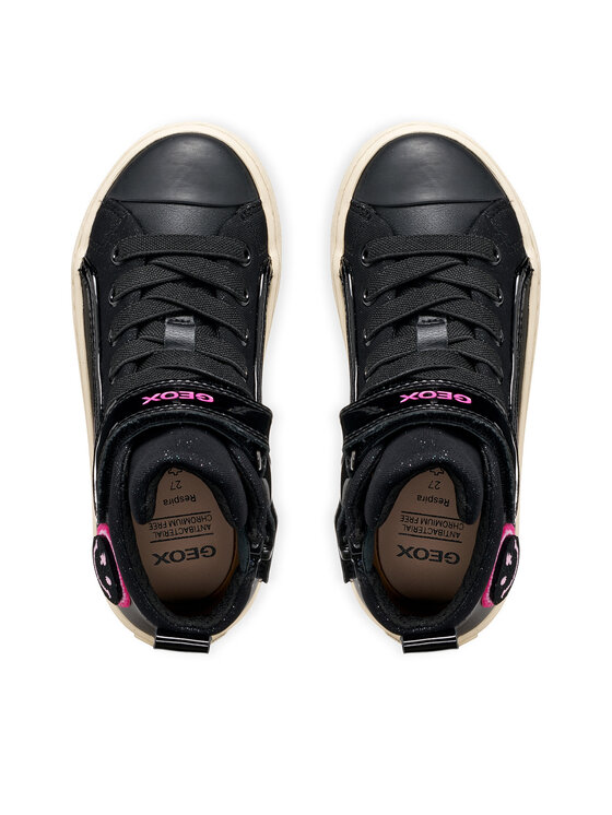 Geox Sneakersy Geox J Kalispera Girl J744GI 5402 C0922 S Černá