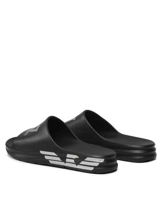 EA7 Emporio Armani Чехли EA7 Emporio Armani XBP008 XK337 N763 Черен