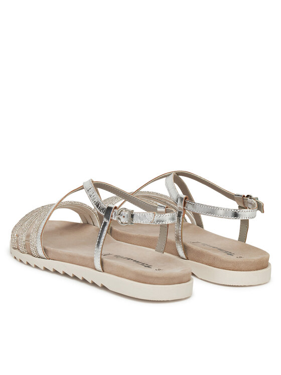 Tamaris Sandały Tamaris 1-28136-44 Srebrny