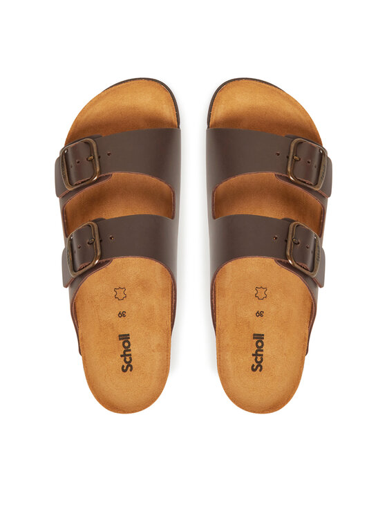 Scholl Klapki Scholl Josephine New F31818 Brązowy
