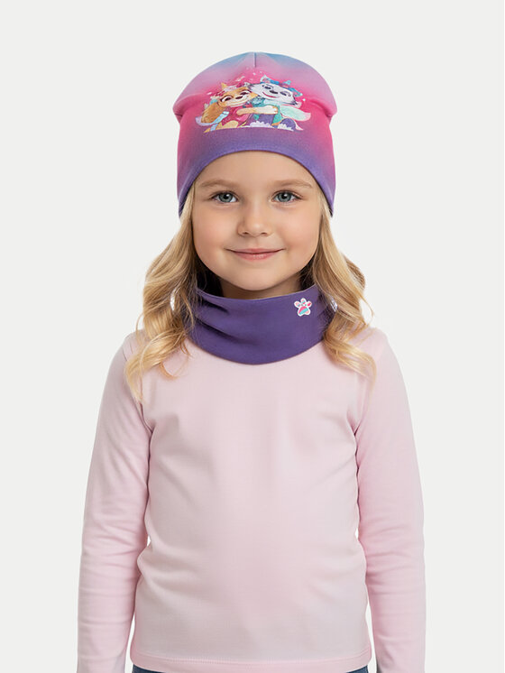 Paw Patrol Súprava čiapka a tunelový šál Paw Patrol CEO-ACCCS-AW25-316PAW Fialová