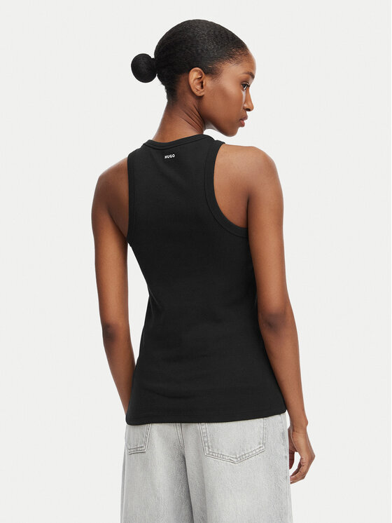 HUGO HUGO Top The Plain Tank 50515651 Negro Slim Fit