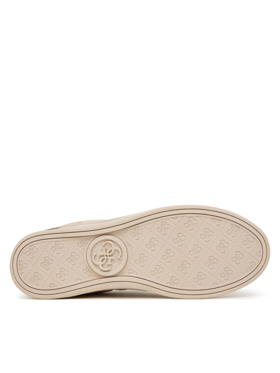 Guess Sneakersy Guess FLFSOT ELE12 Béžová